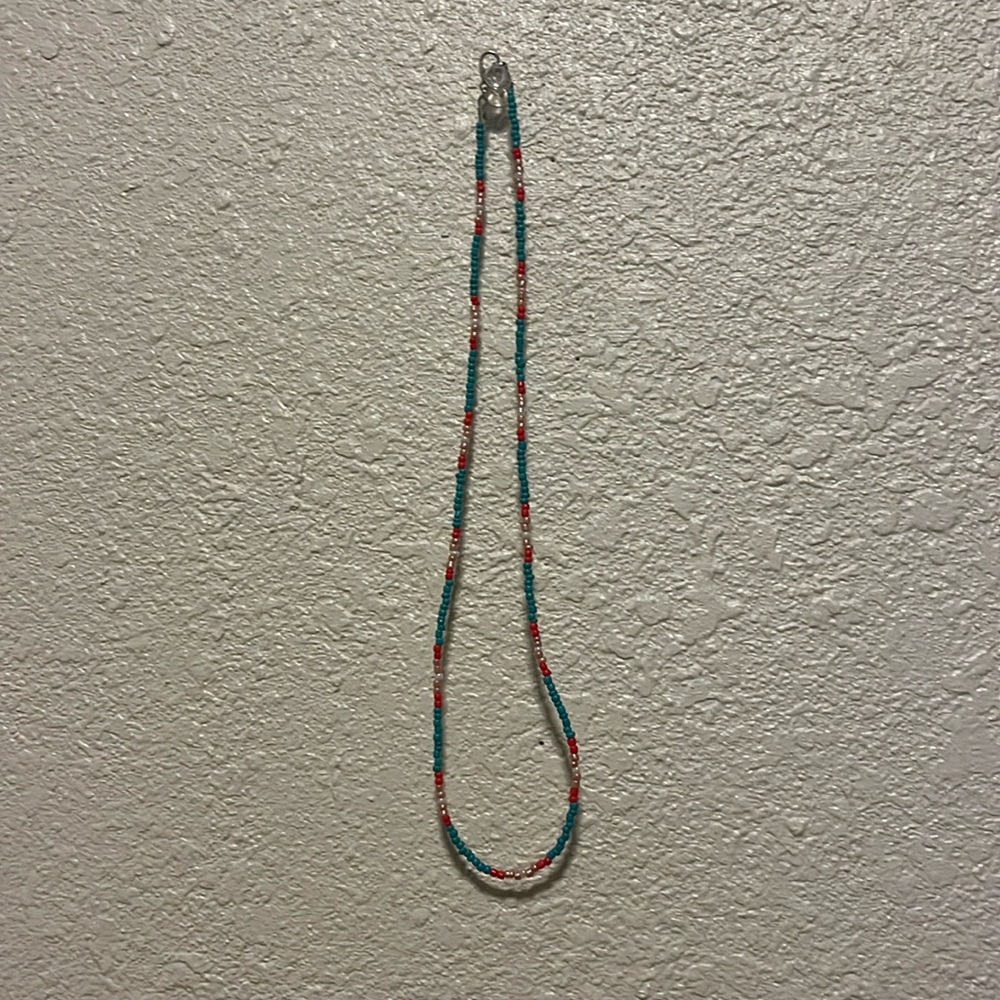 Handmade seed bead necklace